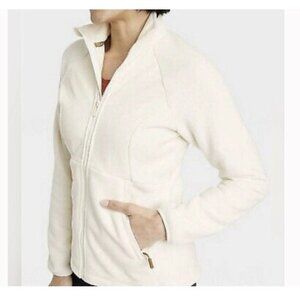 ALL IN MOTION (SMALL) Polartec 200 Fleece Zip Jacket NEW!!!! White